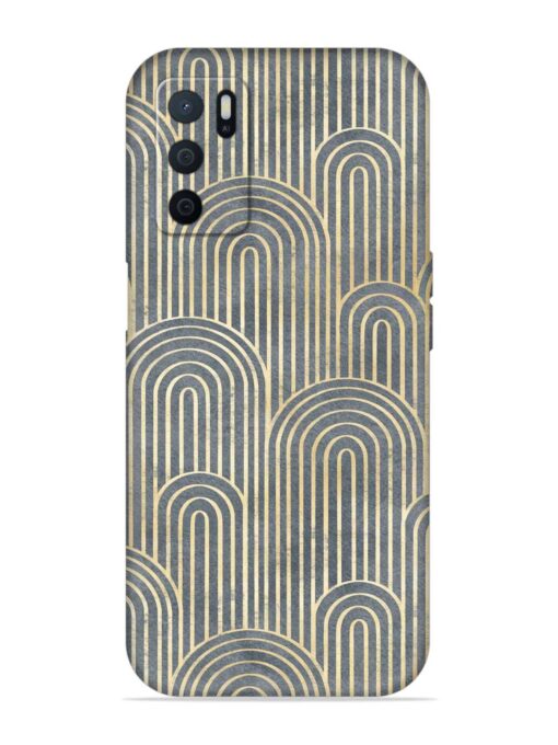 Art Deco Style Embossed Soft Silicone Case for Oppo A16