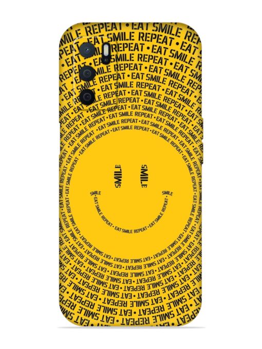 Smiley Embossed Soft Silicone Case for Oppo A16