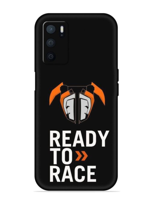 Ready To Race Embossed Soft Silicone Case for Oppo A16 Zapvi