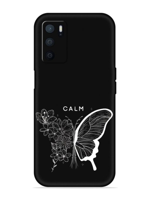 Calm Embossed Soft Silicone Case for Oppo A16 Zapvi