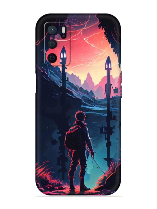 Cgs Artwork Embossed Soft Silicone Case for Oppo A16 Zapvi