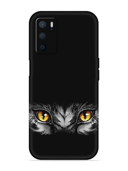 Scary Eye Embossed Soft Silicone Case for Oppo A16 Zapvi