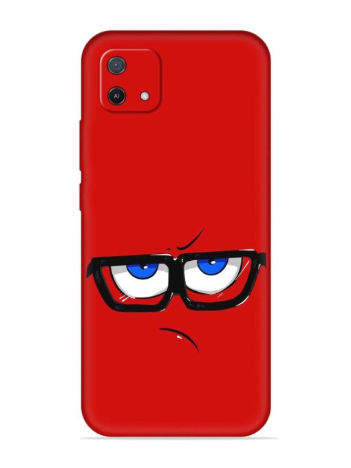 Rad Angry Face Embossed Soft Silicone Case for Oppo A16E