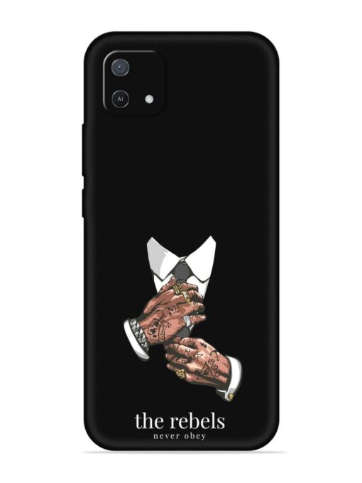 Rebels Slogan Man Embossed Soft Silicone Case for Oppo A16E Zapvi