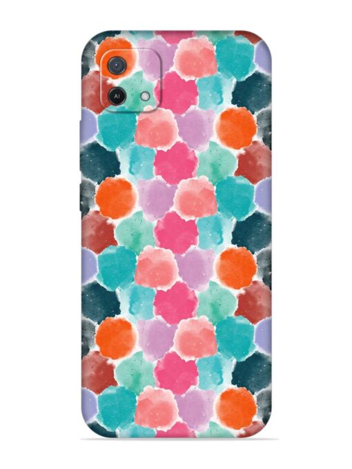 Colorful Seamless Pattern Embossed Soft Silicone Case for Oppo A16E Zapvi