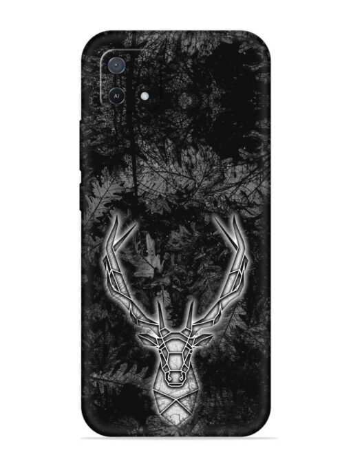 Ancient Deer Embossed Soft Silicone Case for Oppo A16E Zapvi