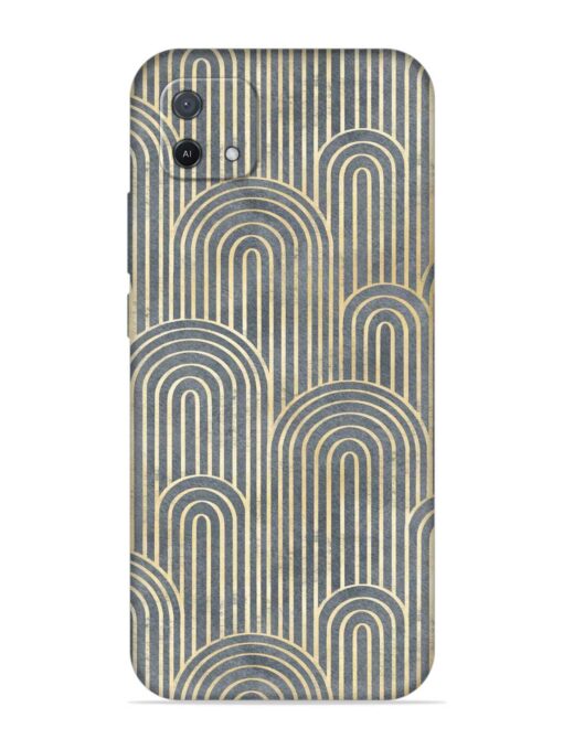 Art Deco Style Embossed Soft Silicone Case for Oppo A16E Zapvi