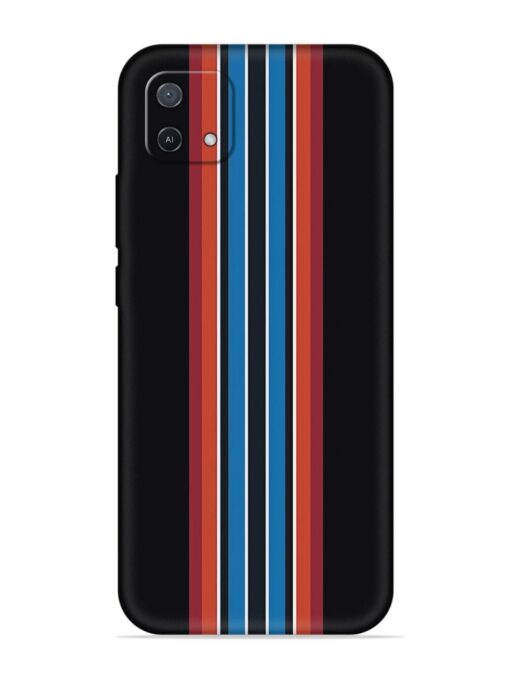 Vertical Strips Embossed Soft Silicone Case for Oppo A16E Zapvi