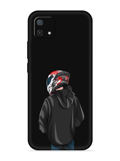 Motorcycle Rider Embossed Soft Silicone Case for Oppo A16E