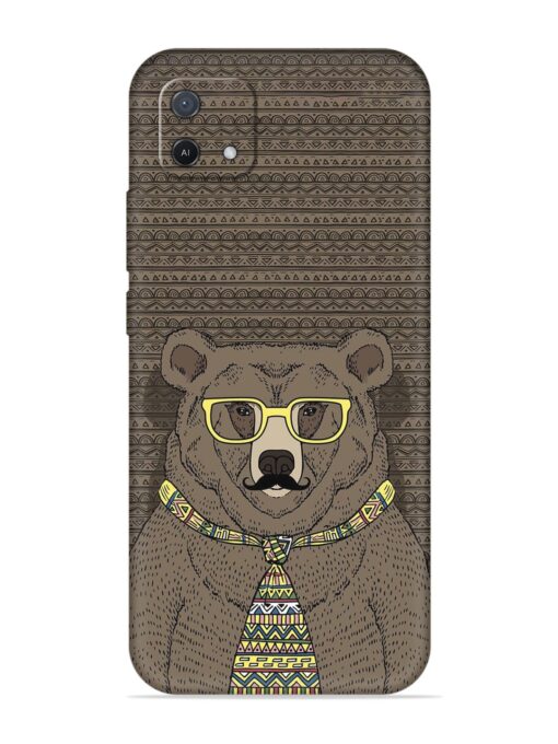 Grizzly Bear Embossed Soft Silicone Case for Oppo A16E