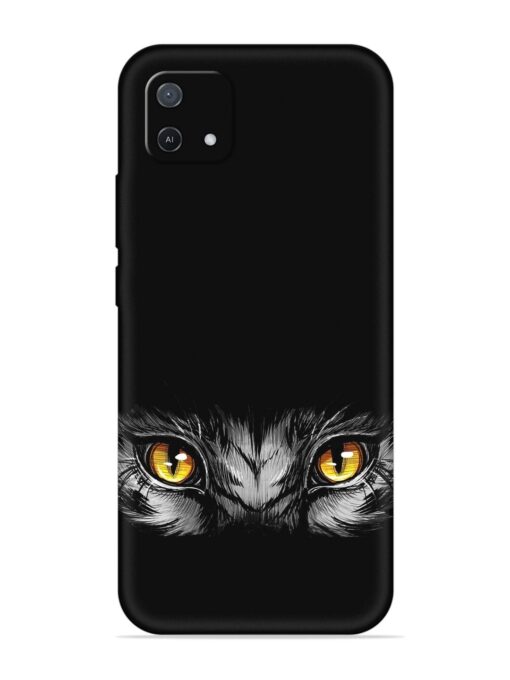 Scary Eye Embossed Soft Silicone Case for Oppo A16E