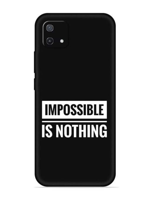 Impossible Is Nothing Embossed Soft Silicone Case for Oppo A16K