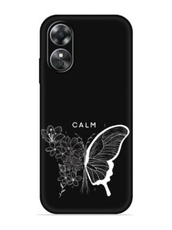 Calm Embossed Soft Silicone Case for Oppo A17