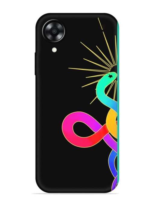 Art Geometric Abstraction Embossed Soft Silicone Case for Oppo A17K