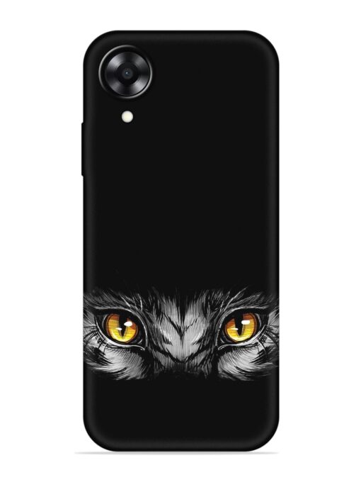 Scary Eye Embossed Soft Silicone Case for Oppo A17K