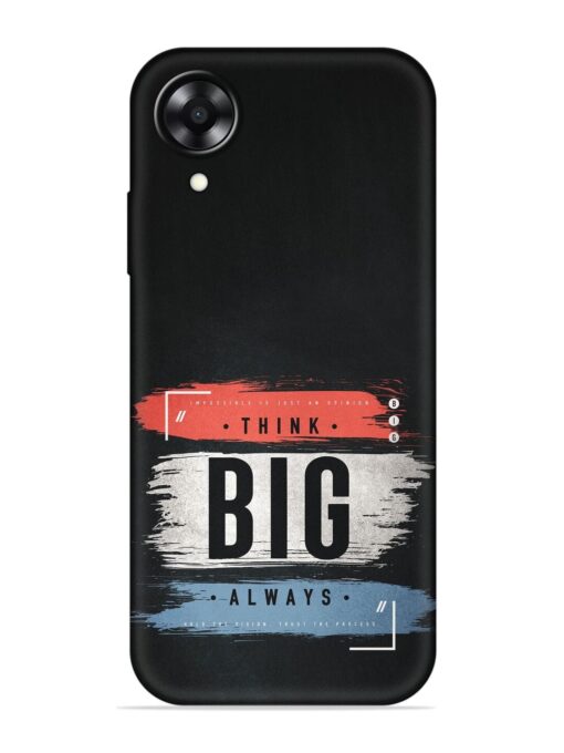 Think Big Always Embossed Soft Silicone Case for Oppo A17K