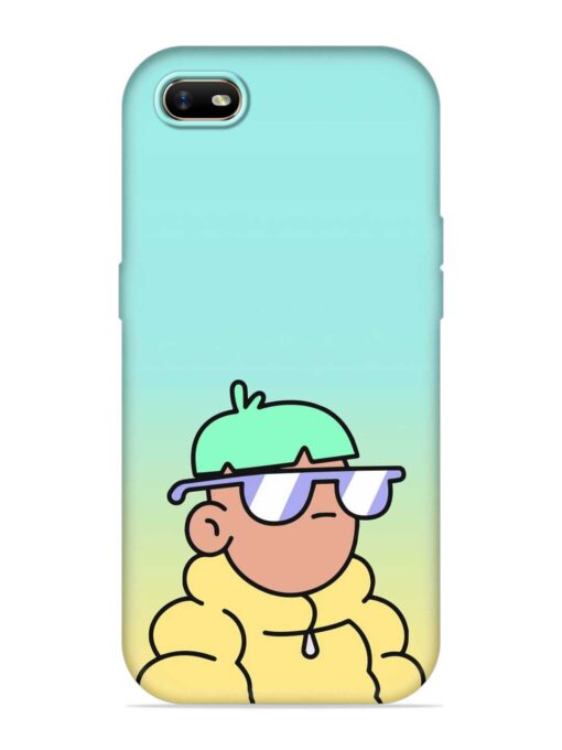 Doodles Cool Character Embossed Soft Silicone Case for Oppo A1K Zapvi