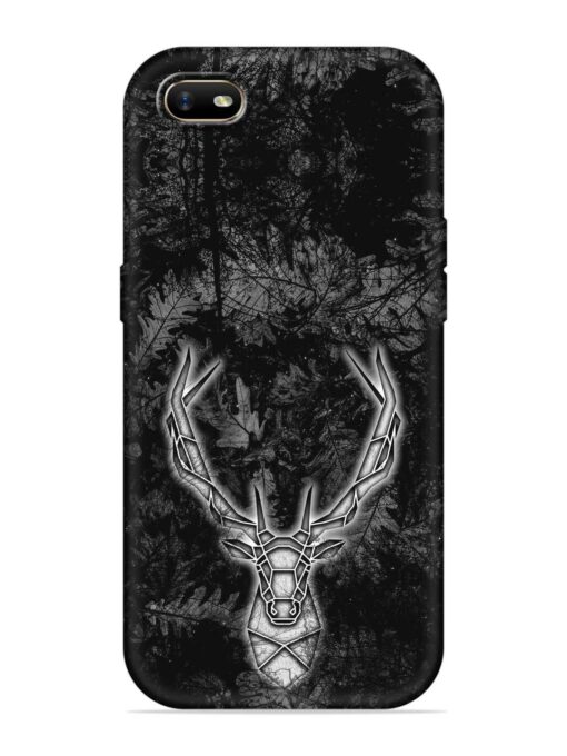 Ancient Deer Embossed Soft Silicone Case for Oppo A1K Zapvi