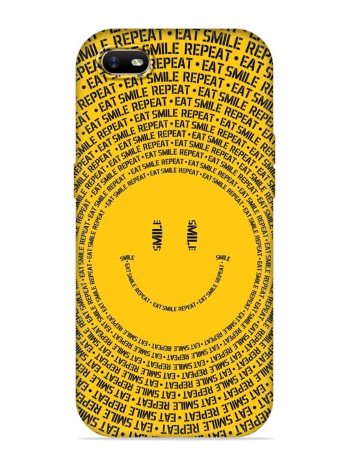 Smiley Embossed Soft Silicone Case for Oppo A1K Zapvi