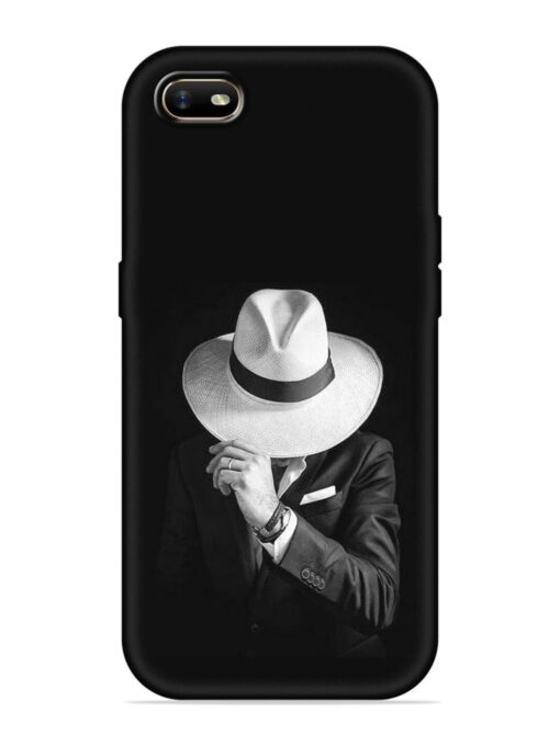 Men Under Hat Embossed Soft Silicone Case for Oppo A1K Zapvi