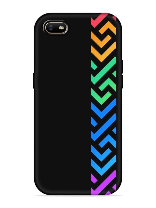 Colorshape Stripes Embossed Soft Silicone Case for Oppo A1K Zapvi