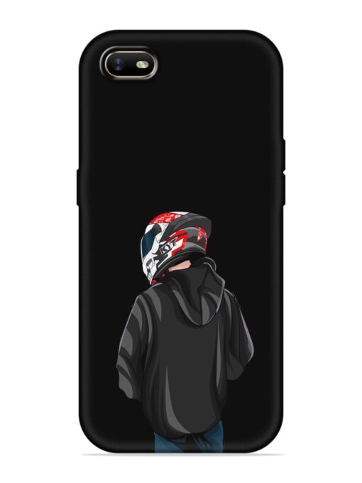 Motorcycle Rider Embossed Soft Silicone Case for Oppo A1K