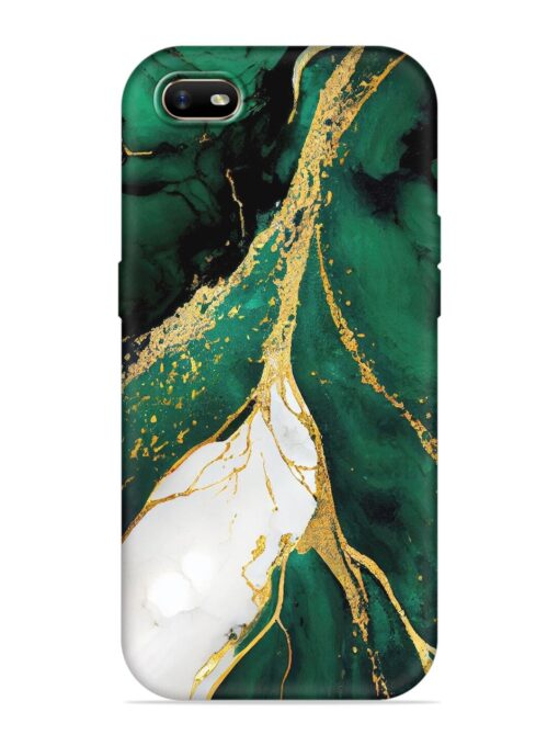 Blue Marble Art Embossed Soft Silicone Case for Oppo A1K Zapvi