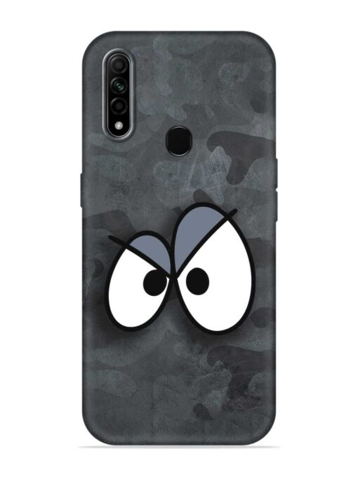 Big Eyes Night Mode Embossed Soft Silicone Case for Oppo A31