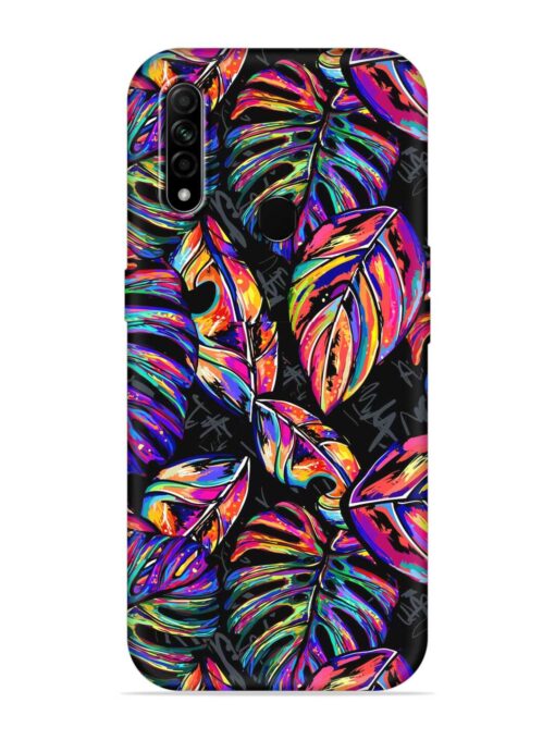 Tropical Seamless Vector Embossed Soft Silicone Case for Oppo A31 Zapvi