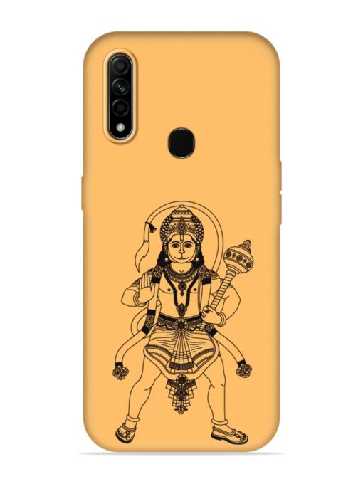 Indian God Hanuman Embossed Soft Silicone Case for Oppo A31 Zapvi