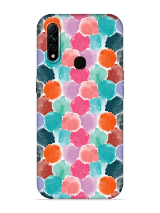 Colorful Seamless Pattern Embossed Soft Silicone Case for Oppo A31 Zapvi