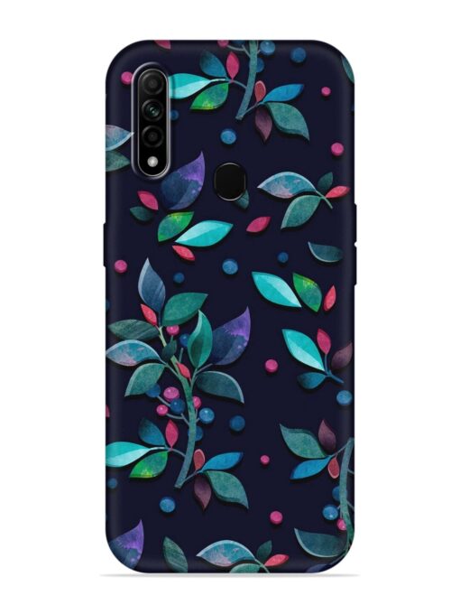 Decorative Watercolor Flower Embossed Soft Silicone Case for Oppo A31 Zapvi