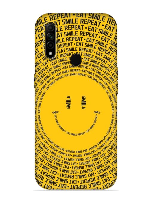 Smiley Embossed Soft Silicone Case for Oppo A31 Zapvi