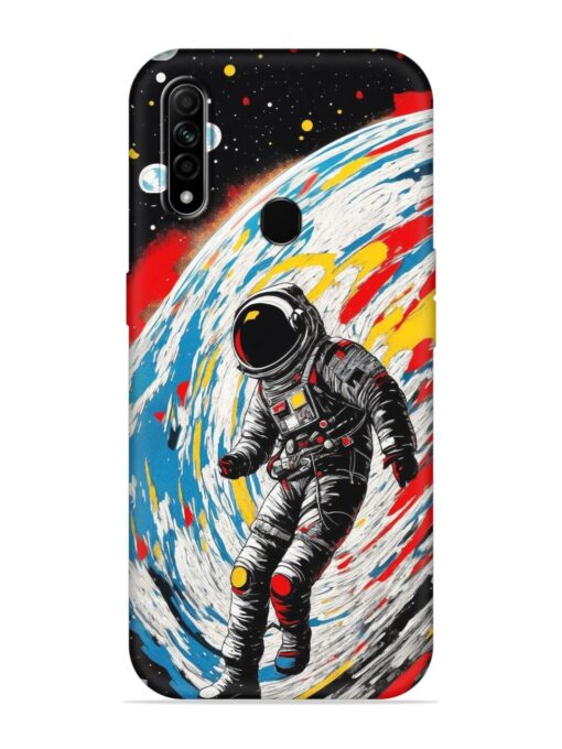 Astronaut Art Embossed Soft Silicone Case for Oppo A31 Zapvi