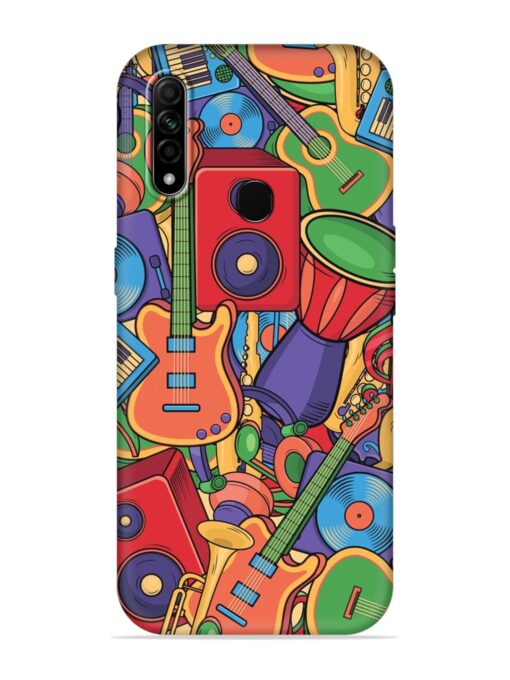 Colorful Music Art Embossed Soft Silicone Case for Oppo A31 Zapvi