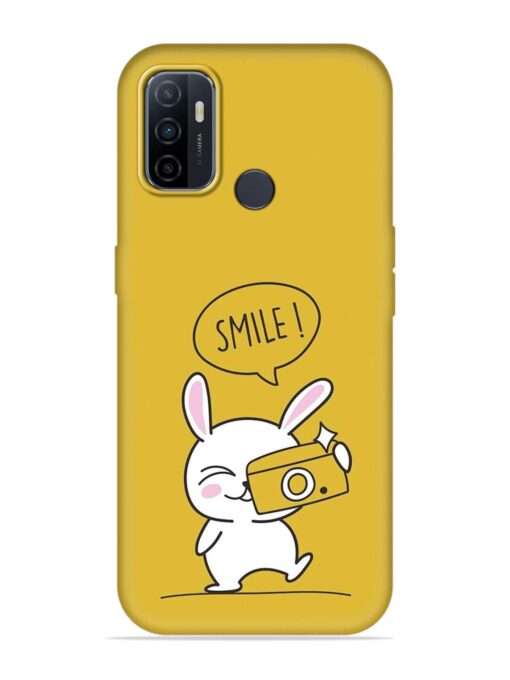 Hey Smile Please Embossed Soft Silicone Case for Oppo A33 (2020)