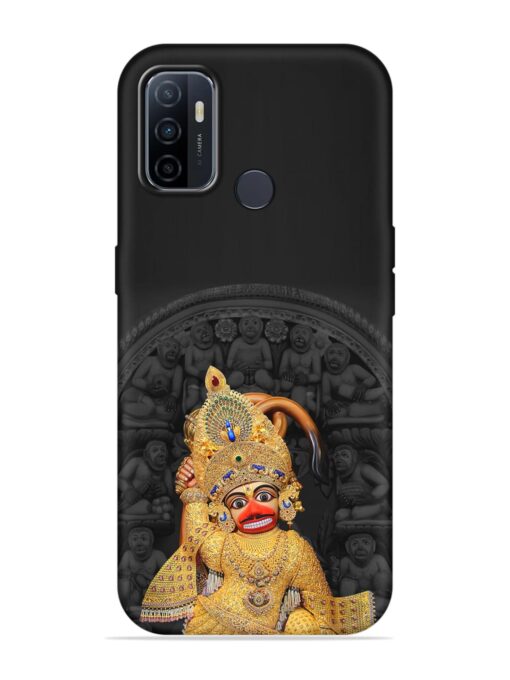 Indian Gold Hanuman Embossed Soft Silicone Case for Oppo A33 (2020)