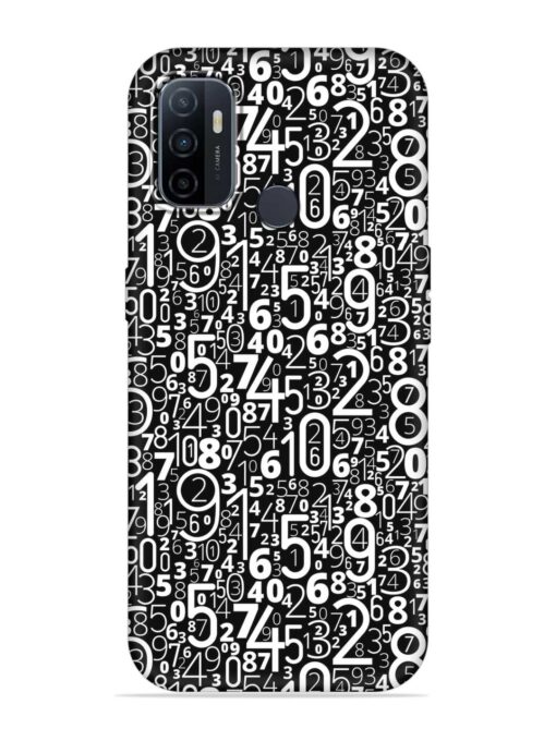 Many Numbers Different Embossed Soft Silicone Case for Oppo A33 (2020)