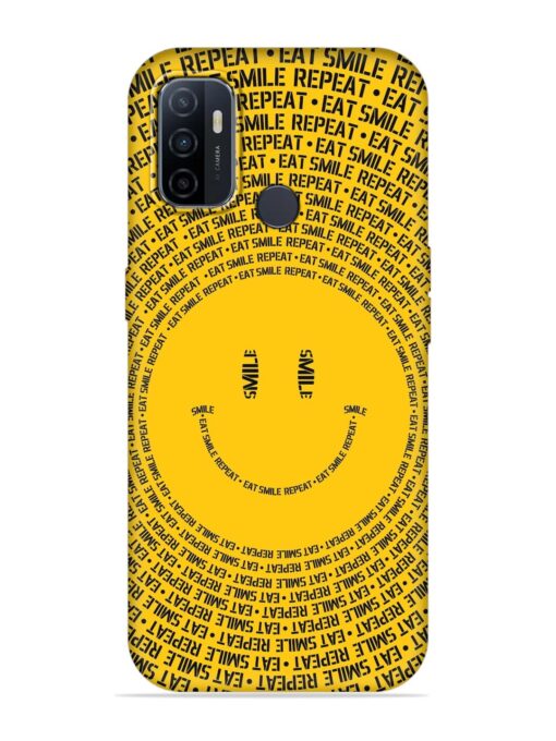 Smiley Embossed Soft Silicone Case for Oppo A33 (2020) Zapvi