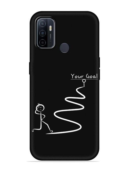 Your Goal Embossed Soft Silicone Case for Oppo A33 (2020)