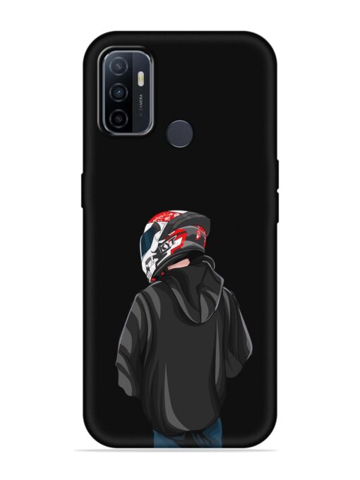 Motorcycle Rider Embossed Soft Silicone Case for Oppo A33 (2020) Zapvi