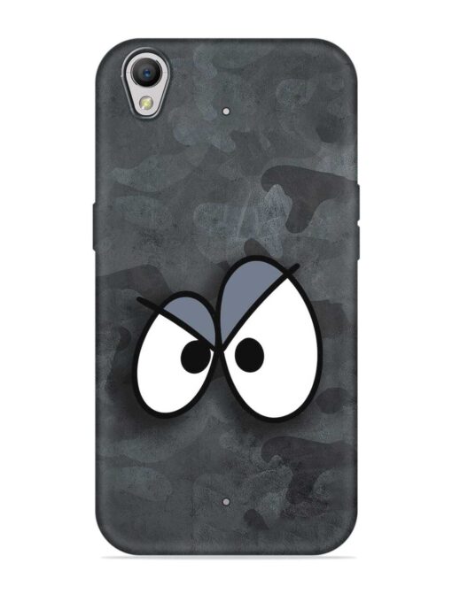 Big Eyes Night Mode Embossed Soft Silicone Case for Oppo A37 Zapvi