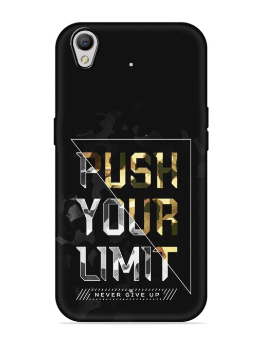 Push Your Limits Embossed Soft Silicone Case for Oppo A37