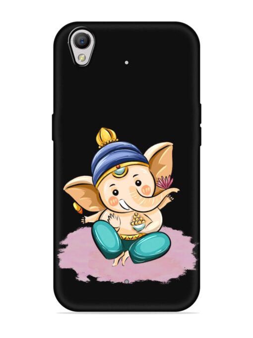 Bal Ganesh Vector Art Embossed Soft Silicone Case for Oppo A37