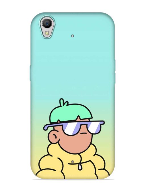 Doodles Cool Character Embossed Soft Silicone Case for Oppo A37 Zapvi