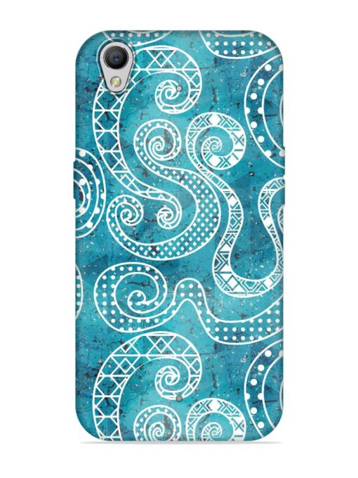 Vintage Curved Seamless Embossed Soft Silicone Case for Oppo A37 Zapvi