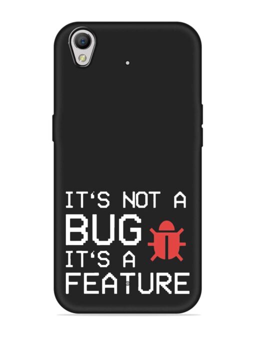 Not Bug Feature Embossed Soft Silicone Case for Oppo A37 Zapvi