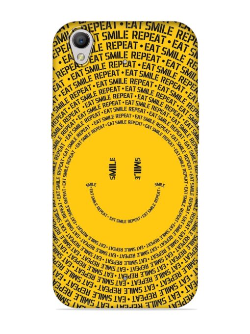 Smiley Embossed Soft Silicone Case for Oppo A37