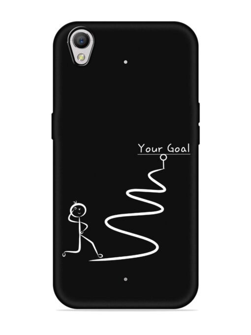 Your Goal Embossed Soft Silicone Case for Oppo A37 Zapvi