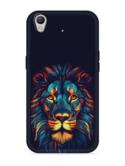 Colorful Lion Embossed Soft Silicone Case for Oppo A37